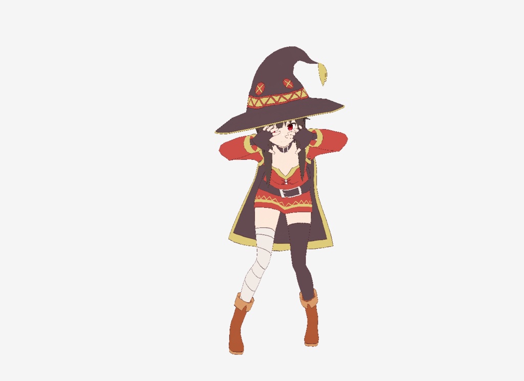 めぐみん3Dモデル / Megumin 3D Model【VRM】