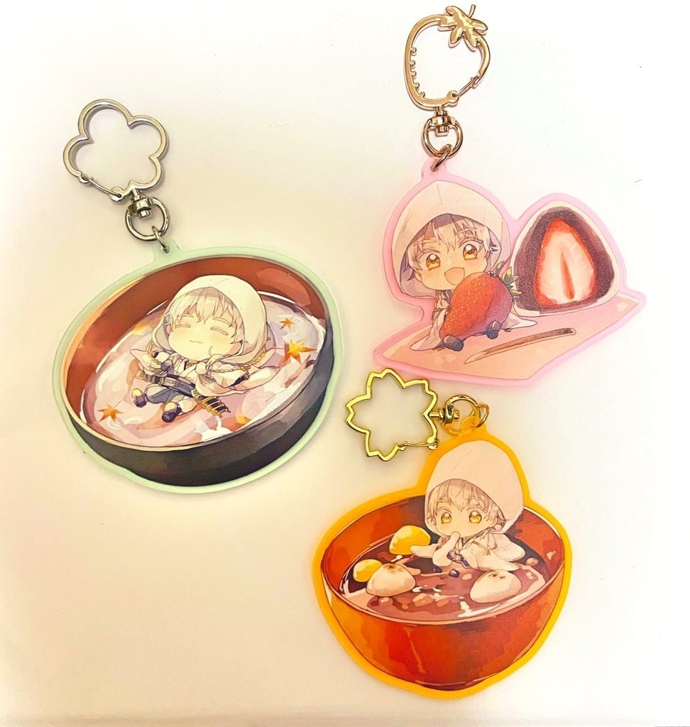 和菓子アクキー3種セット