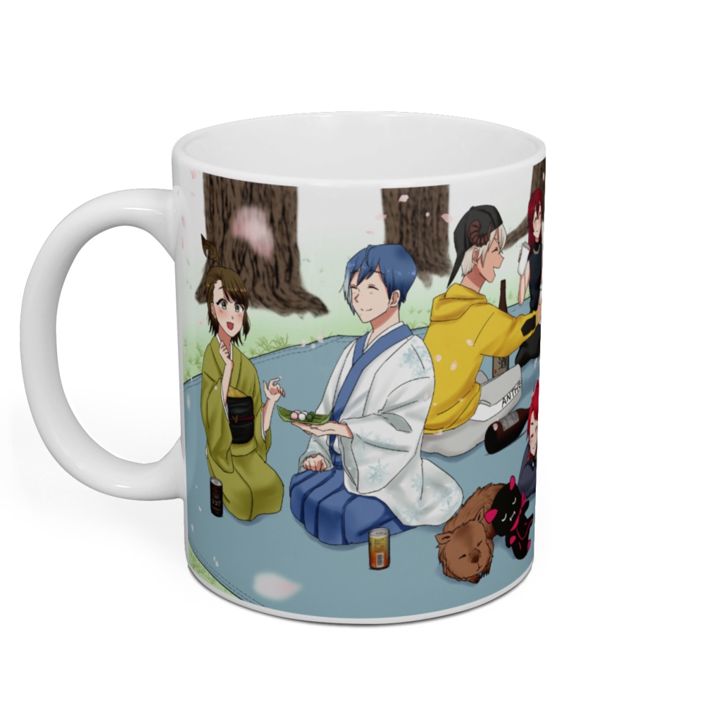 お花見マグカップ