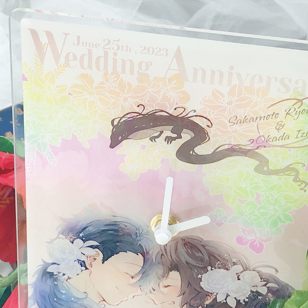 龍以の挙式思い出風グッズ【ポーチ&時計セット】