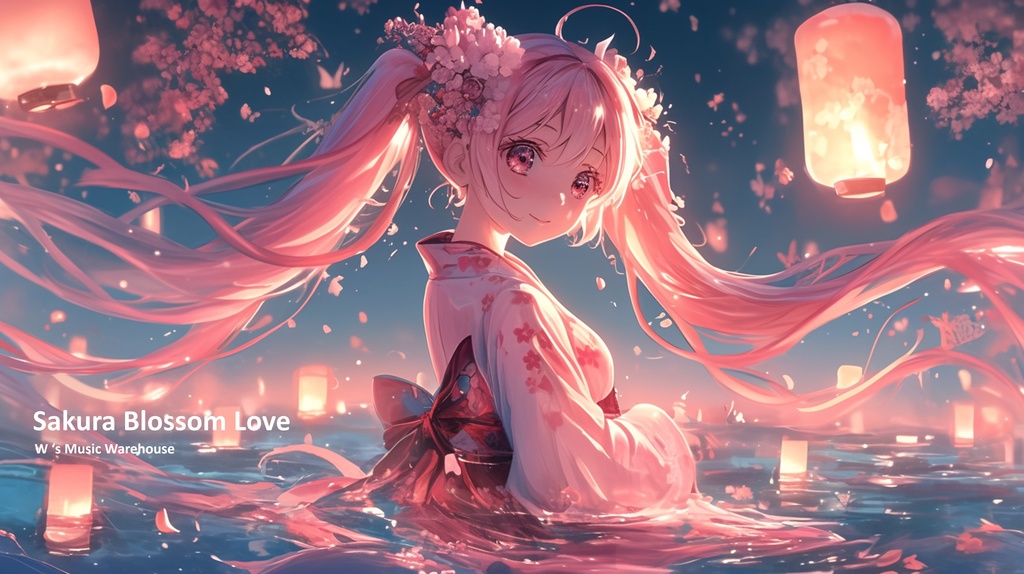 【フリーBGM】Sakura Blossom Love【 リラックス / かわいい / 睡眠用 / 配信BGM】