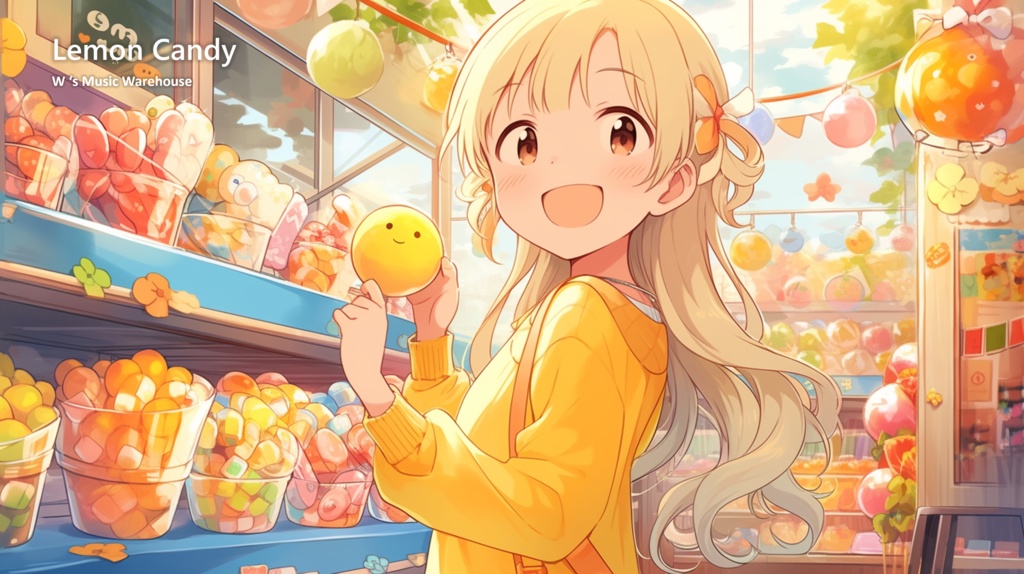 【フリーBGM】Lemon Candy【 リラックス / かわいい / 睡眠用 / 配信BGM】