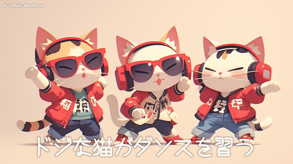 【フリーBGM】ドジな猫がダンスを習う / 笨貓學跳舞 / Clumsy Cat Learns to Dance【 リラックス / かわいい / 可愛いbgm / 配信BGM】