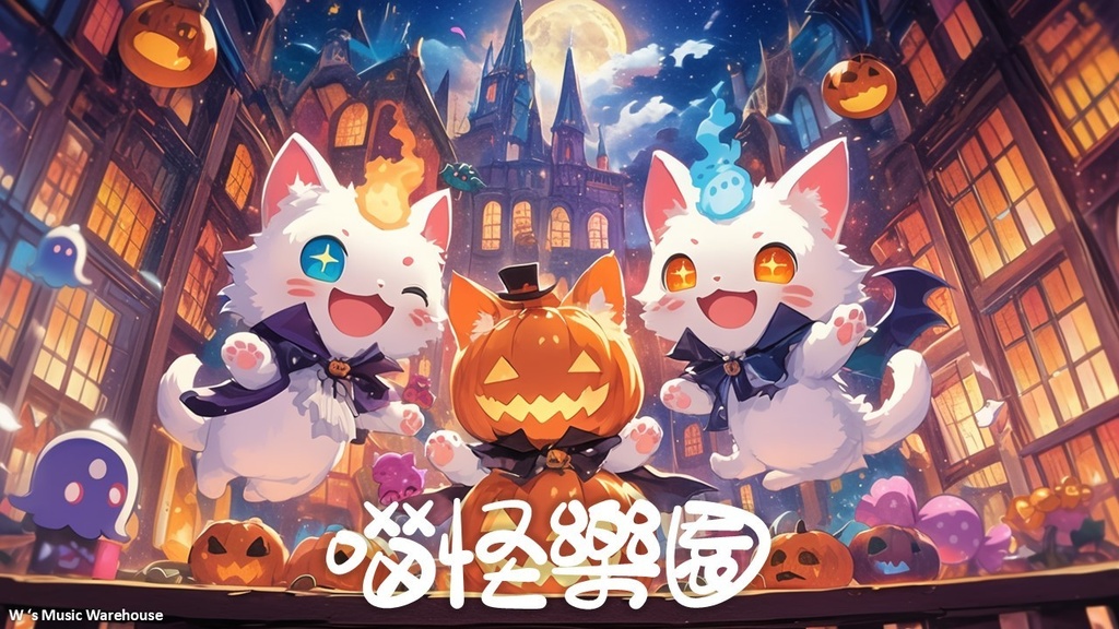 【フリーBGM】Halloween X 萬聖節 X【喵怪樂園】【ハロウィン / かわいい / 可愛いbgm / 三味線】