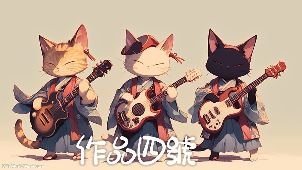 【フリーBGM】Shamisen 三味線 X Electric Guitar X Bass X Koto【作品四號】【 ギター / Rock / ロック/ 和風 / 配信BGM】