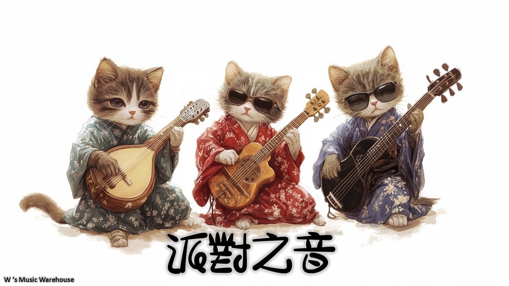 【フリーBGM】Shamisen 三味線 X Acoustic Guitar X Koto【派對之音】【 ギター / Rock / ロック/ 和風 / 配信BGM】