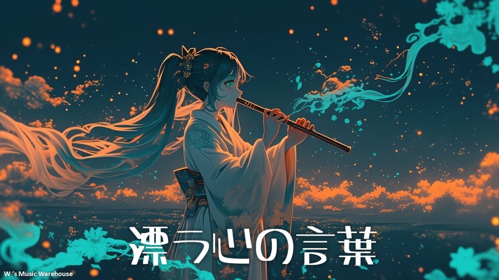【フリーBGM】Flute X Guitar X Drum【漂う心の言葉】【リラックス / Relaxing / 和風 / 作業用bgm / Study】