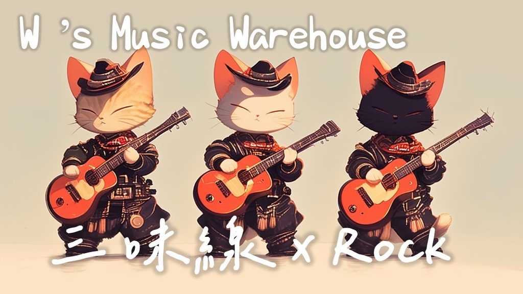 【フリーBGM】【Shamisen 三味線 x Electric Guitar】【Rock / Relaxing / ロック/ リラックス 】