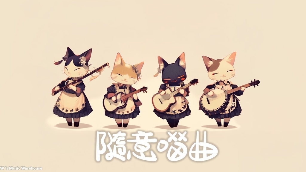 【フリーBGM】Shamisen 三味線 X Guitar X Eurobeat X Dance 【隨意喵曲】【 ギター / ミックス / 和風 / リラックス】