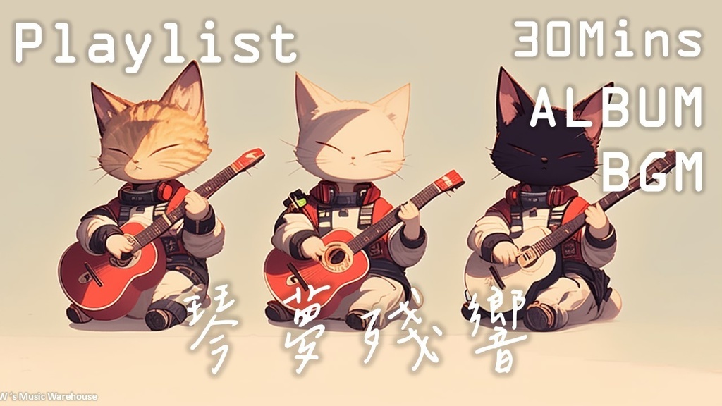 【フリーBGM】【Shamisen 三味線 x Acoustic Guitar】【琴夢殘響】【ギター / ミックス / 和風 / リラックス】