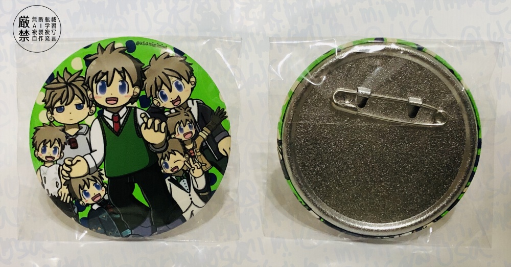 ナット　缶バッチ（57mm）