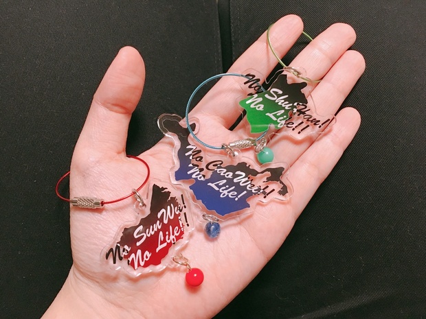 真・三國無双8 三國別アクリルキーホルダー呉/蜀/魏