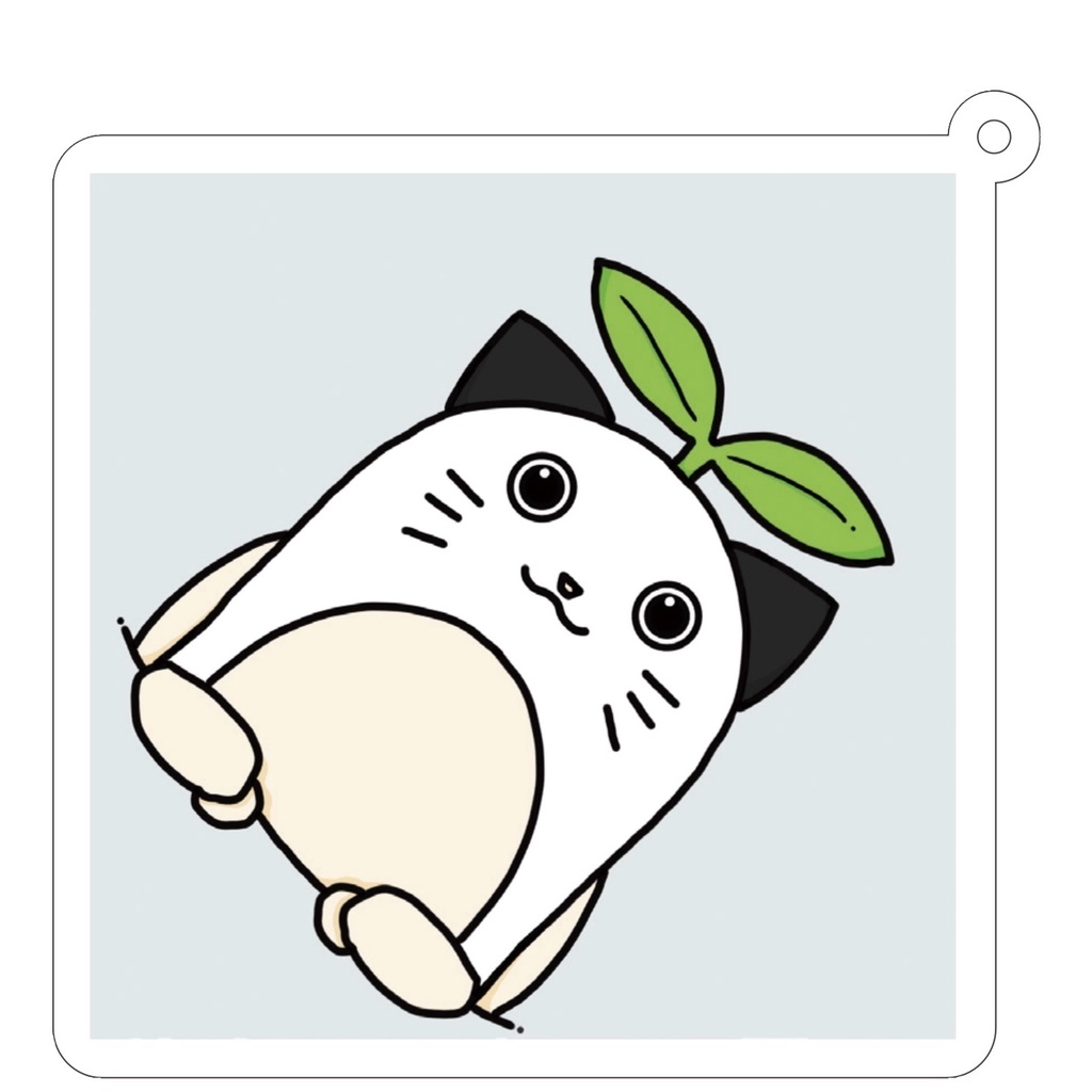 ハツガ××イロマメネコアクリルキーホルダー