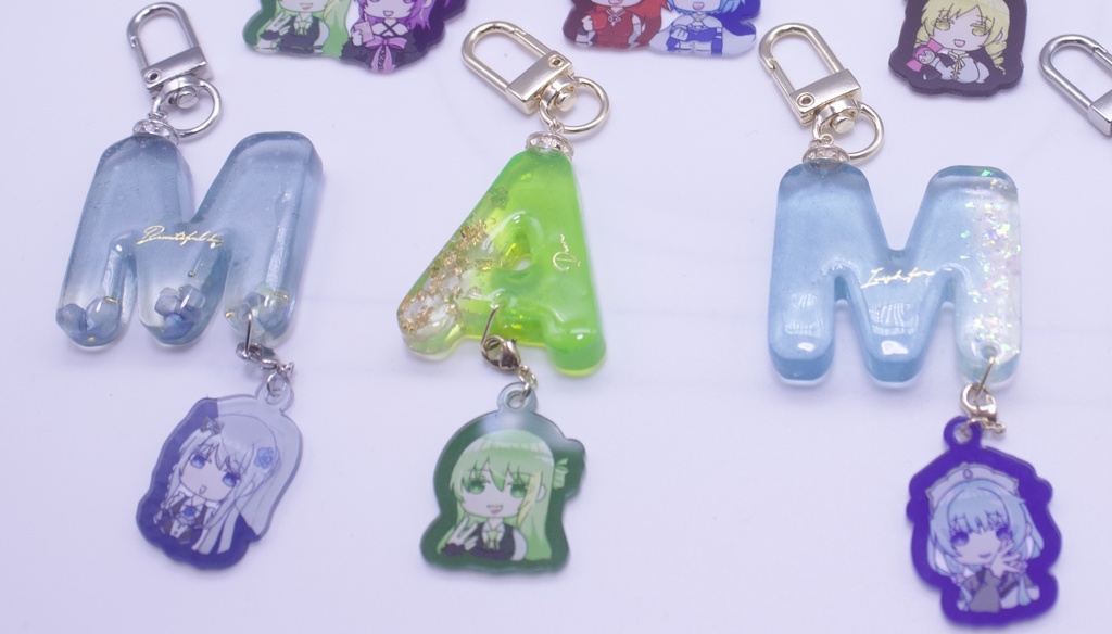 マギアレコード 2wayイニシャルキーホルダー