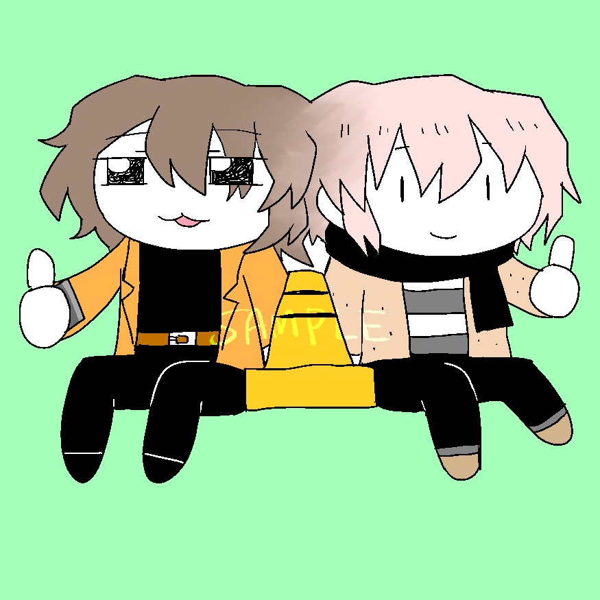 ヒチハイABアクリルクリップ