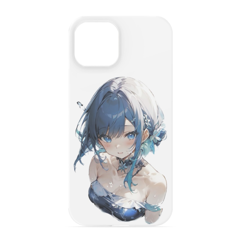 水辺の彼女スマホケース
