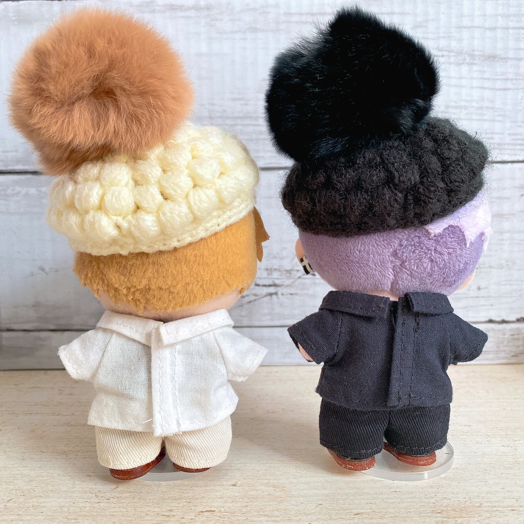 ぽこぽこポンポン帽子・潰した状態発送