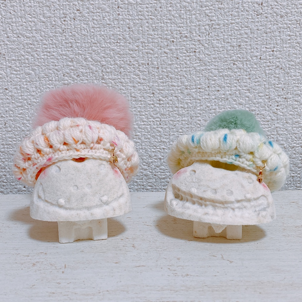 ぽこぽこポンポン帽