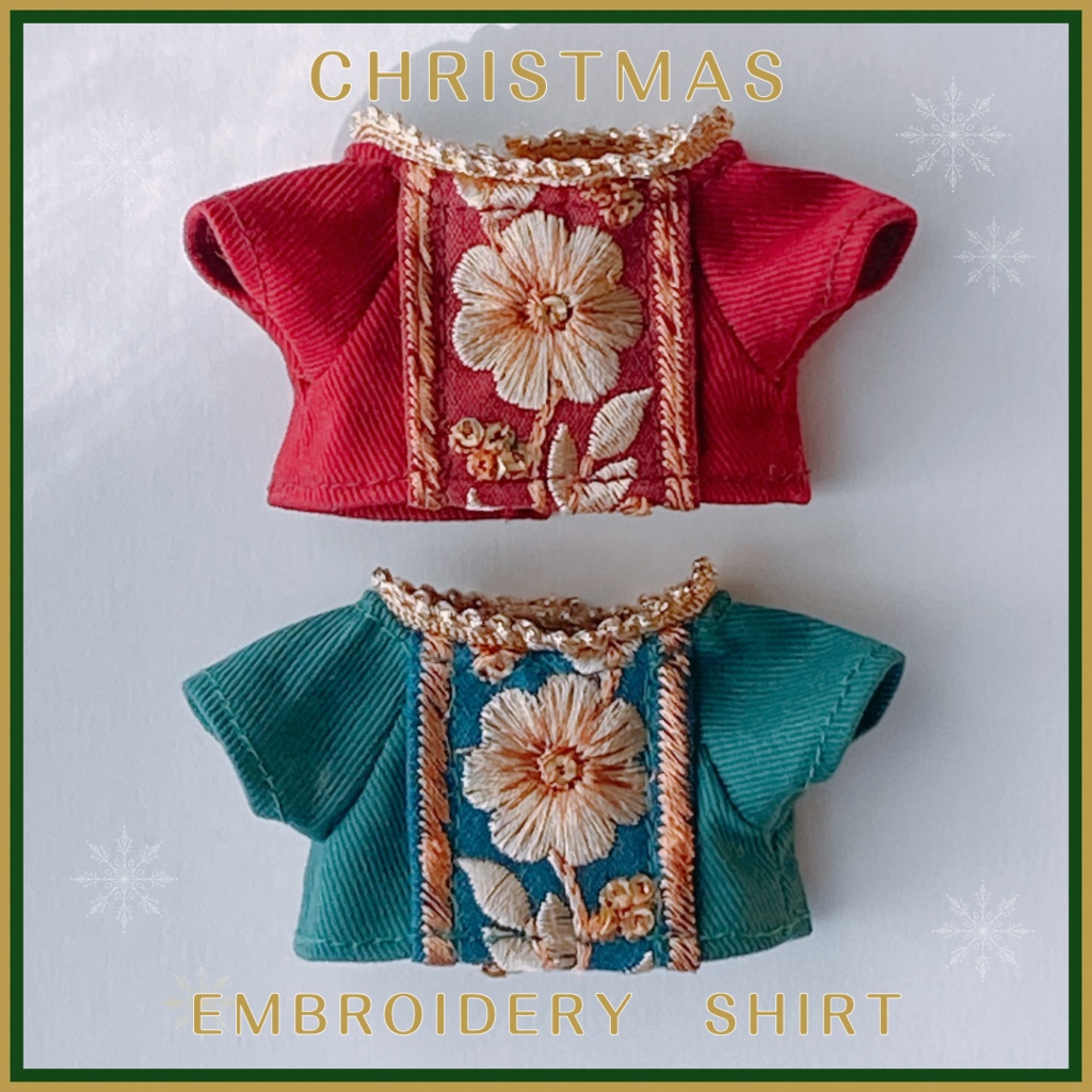 刺繍シャツ