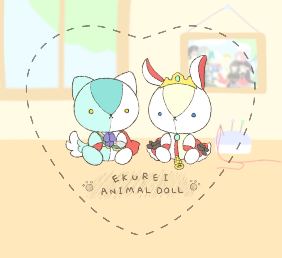 エクレイ ハート缶バッジ