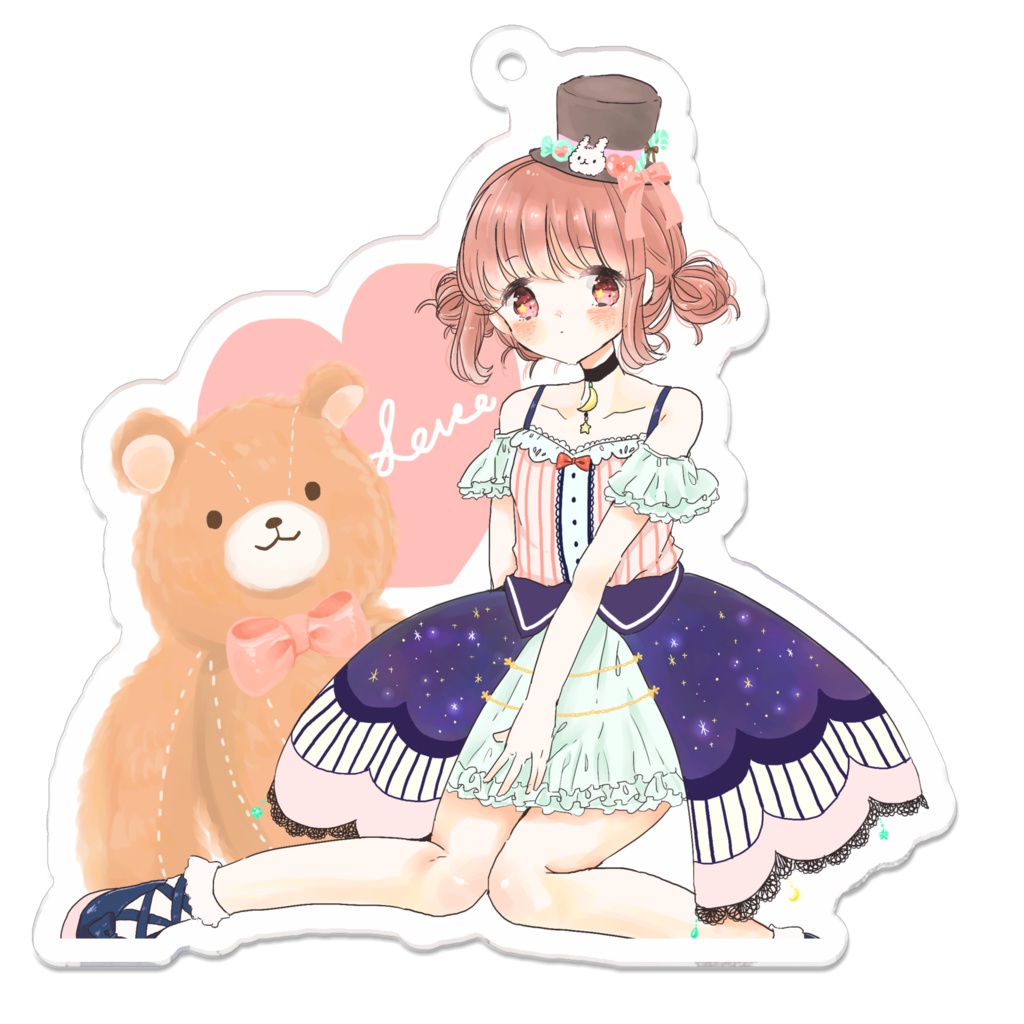 星空スカートのおんなのこ