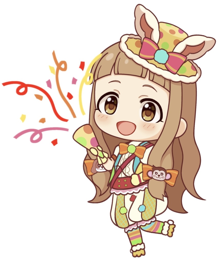 仁奈ちゃんのミニキャラアクリルスタンドキーホルダー