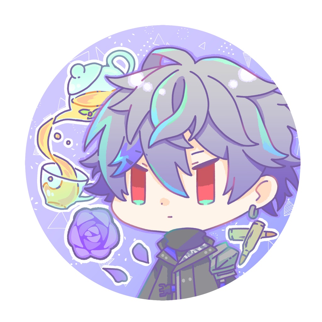 スタンド付き缶バッジ