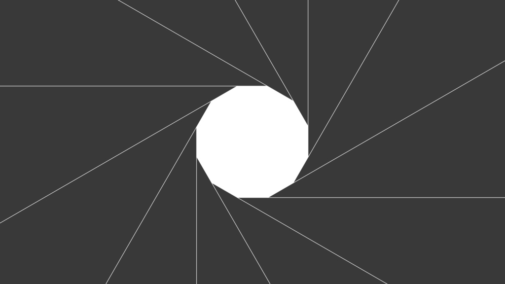 ココフォリア用カメラシャッター風シーン切り替え素材