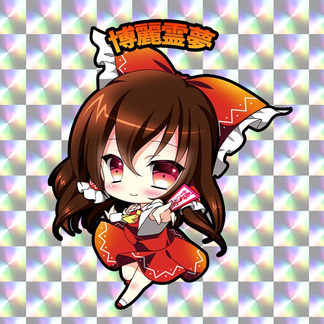 東方ホログラムシール　博麗霊夢