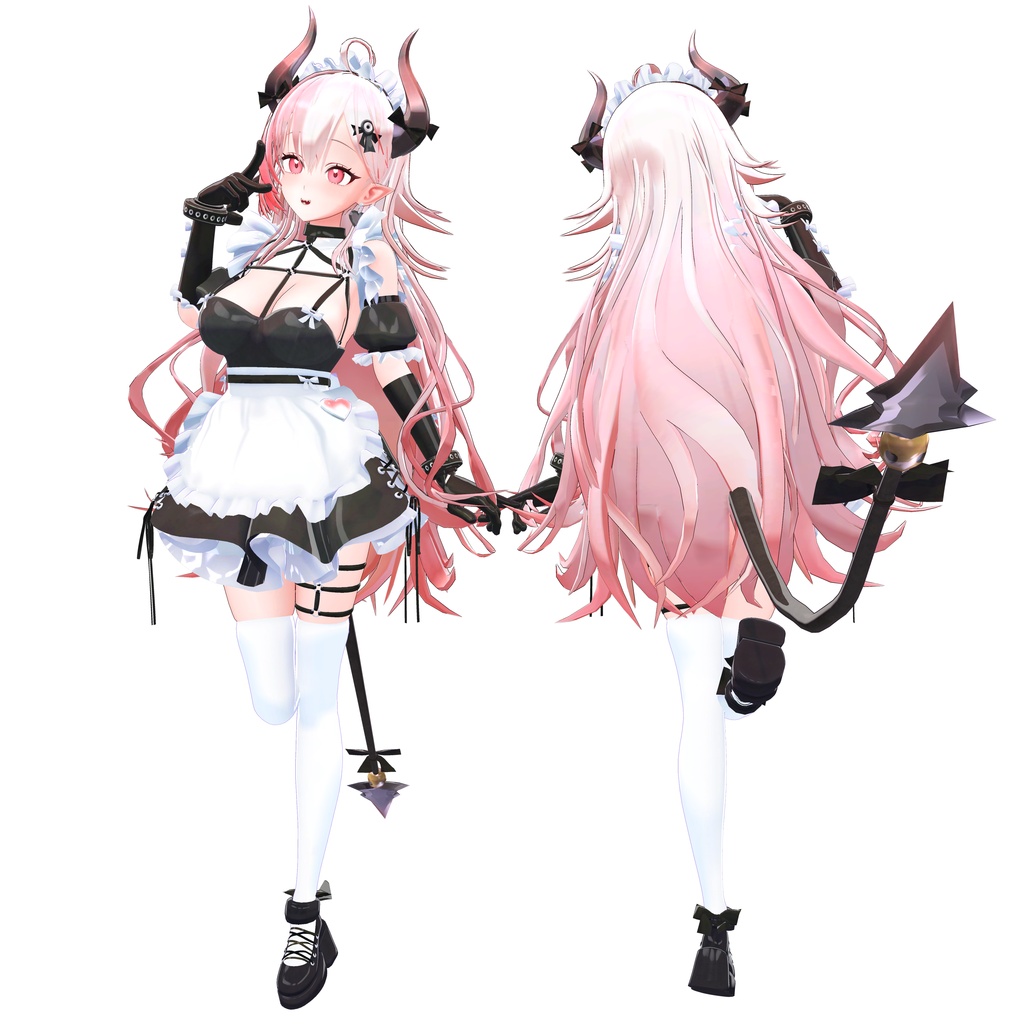 【VRChatアバター】Lavy(ラヴィ) - デーモンメイド オリジナル3Dモデル