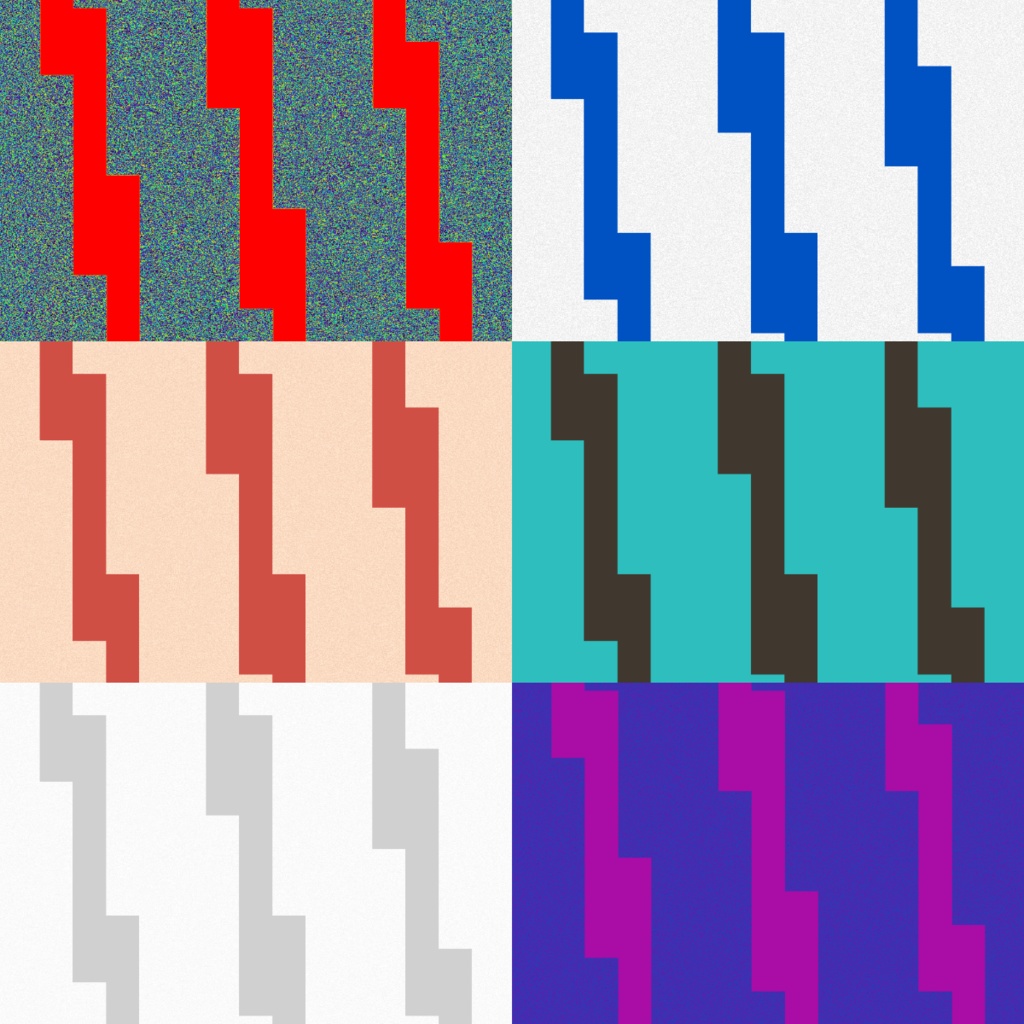 05 絶え間なく動くピクセル - 映像素材