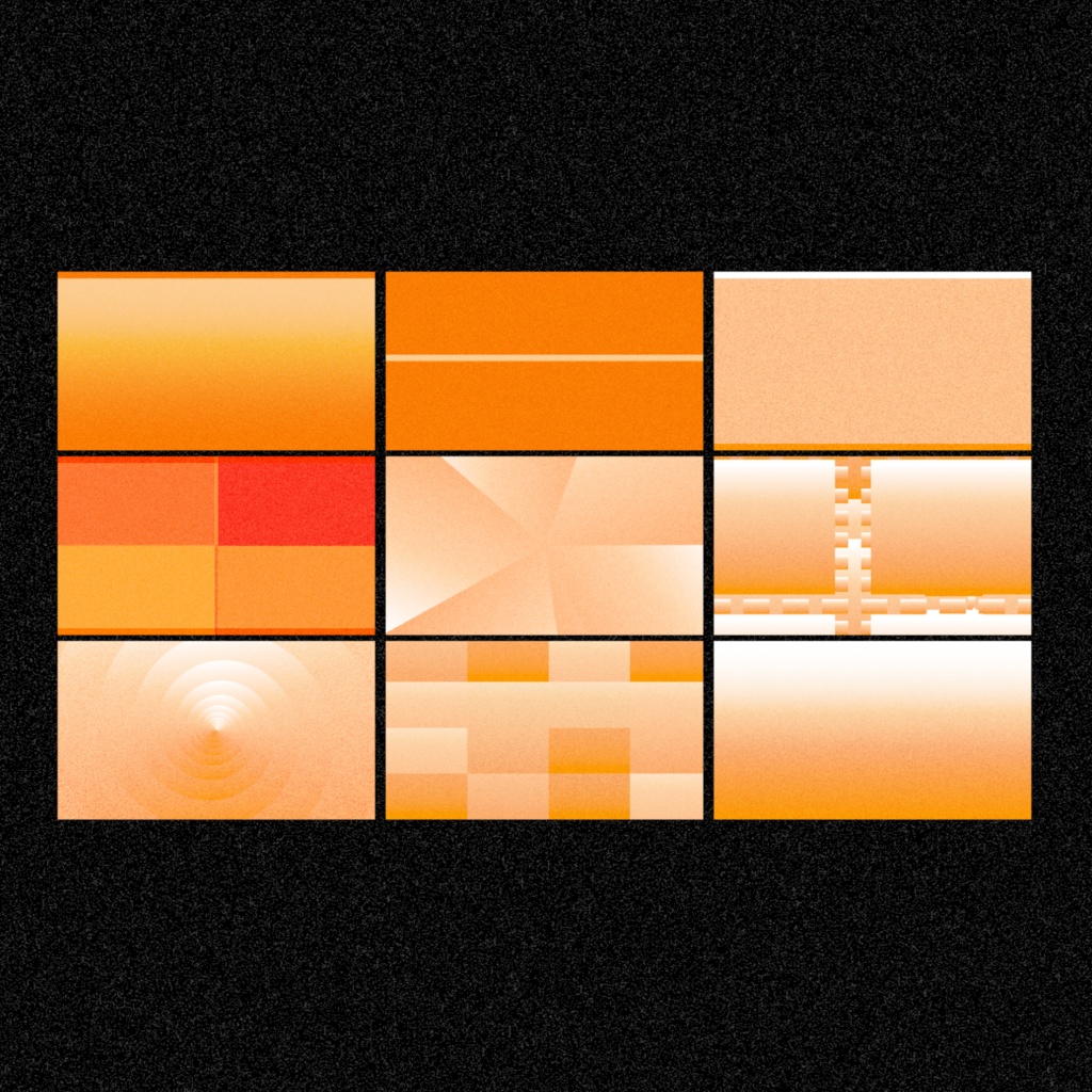 10 orange - 映像ループ素材