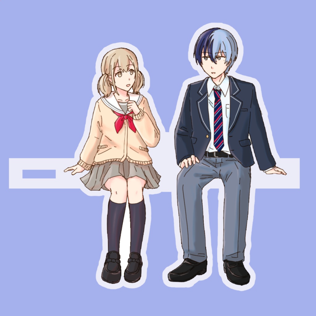 冬こは おすわりアクスタ