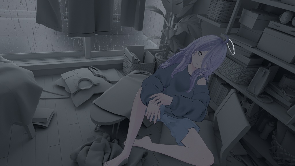 【Lapwing対応衣装】だぼだぼるーむうぇあ【MA対応】