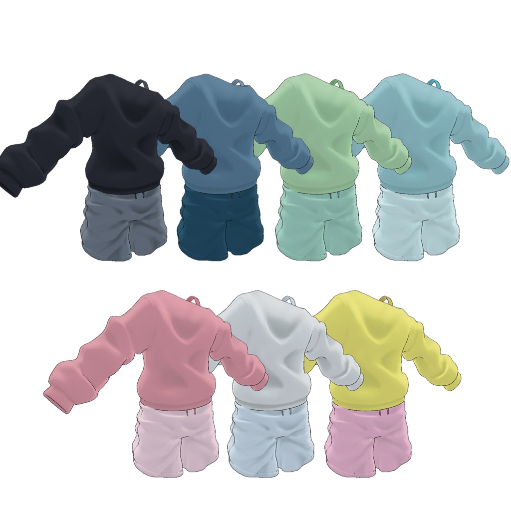 【Lapwing対応衣装】だぼだぼるーむうぇあ【MA対応】