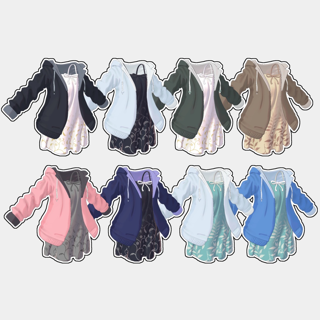 【Lapwing対応】しんぷるゆるぱーかー【MA対応】