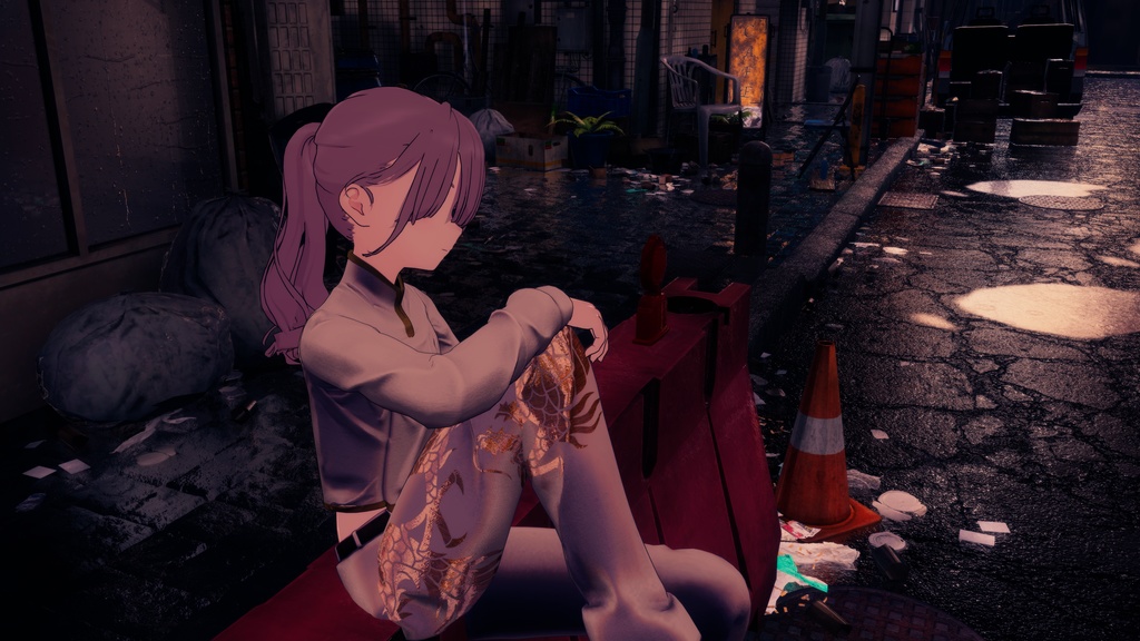 【Lapwing対応】China Slit Cloth【MA対応】