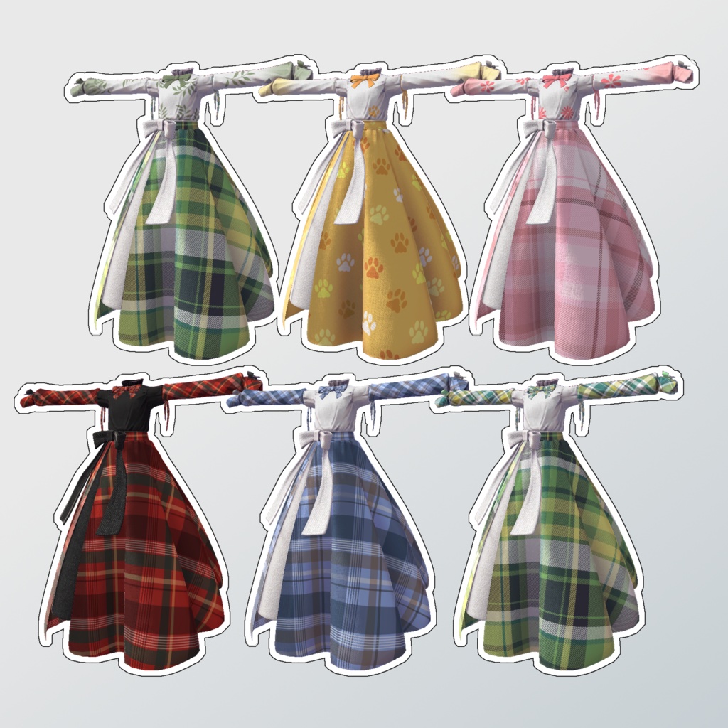 【Lapwing対応】Autumn Village clothes【MA対応】