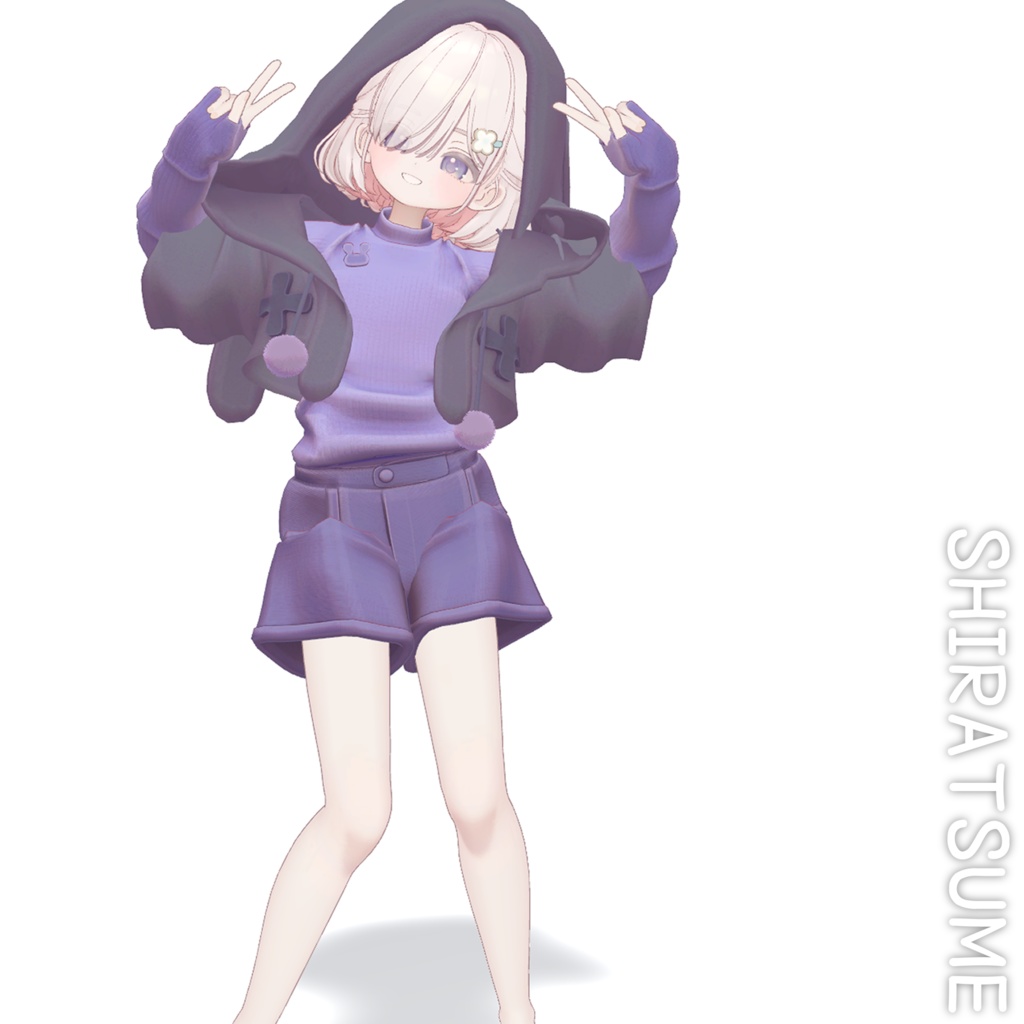 【発売記念セール中】BUKABUKA HOOD PAJAMA【4アバター対応】