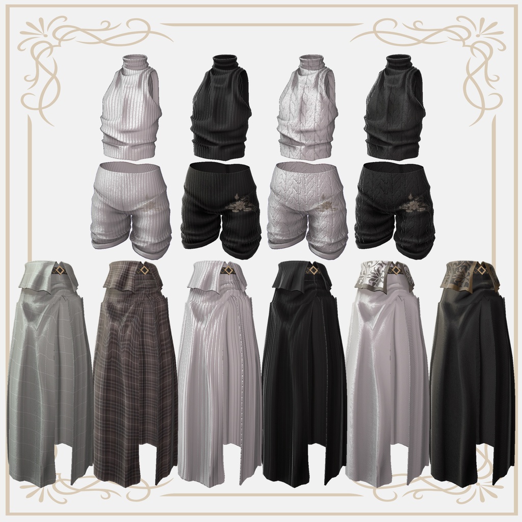 【発売記念セール中🎉】Long Cape Coat【3アバター対応】