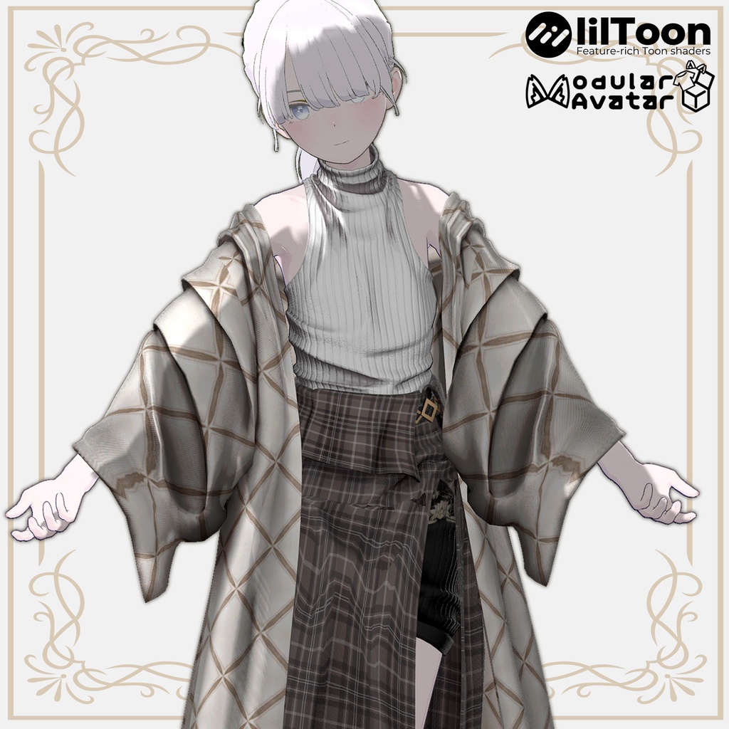 【発売記念セール中🎉】Long Cape Coat【3アバター対応】