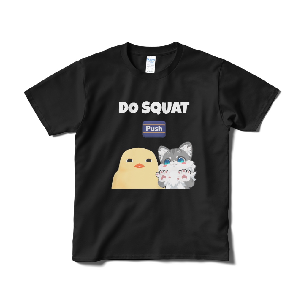【黒バージョン】スクワット界隈BOSSズ　Tシャツ