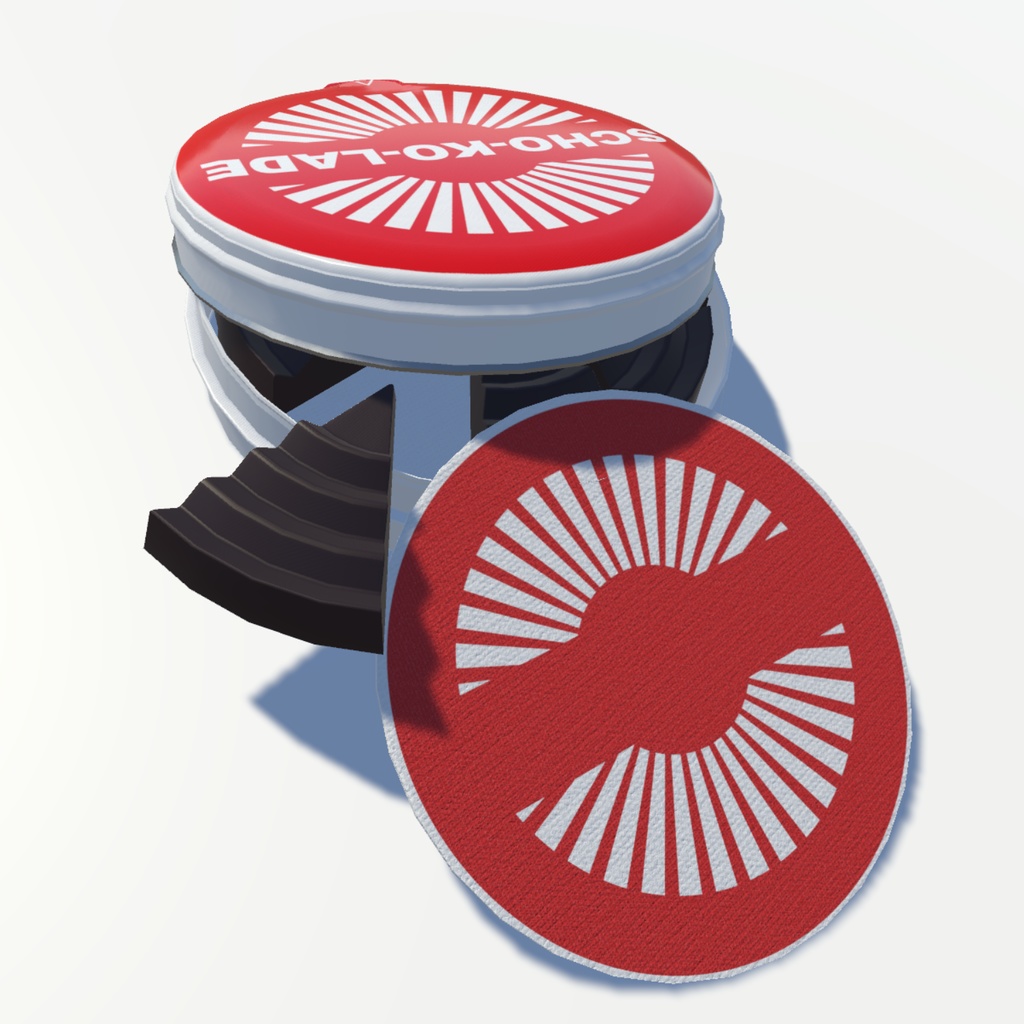 缶入りチョコレートの3Dモデル