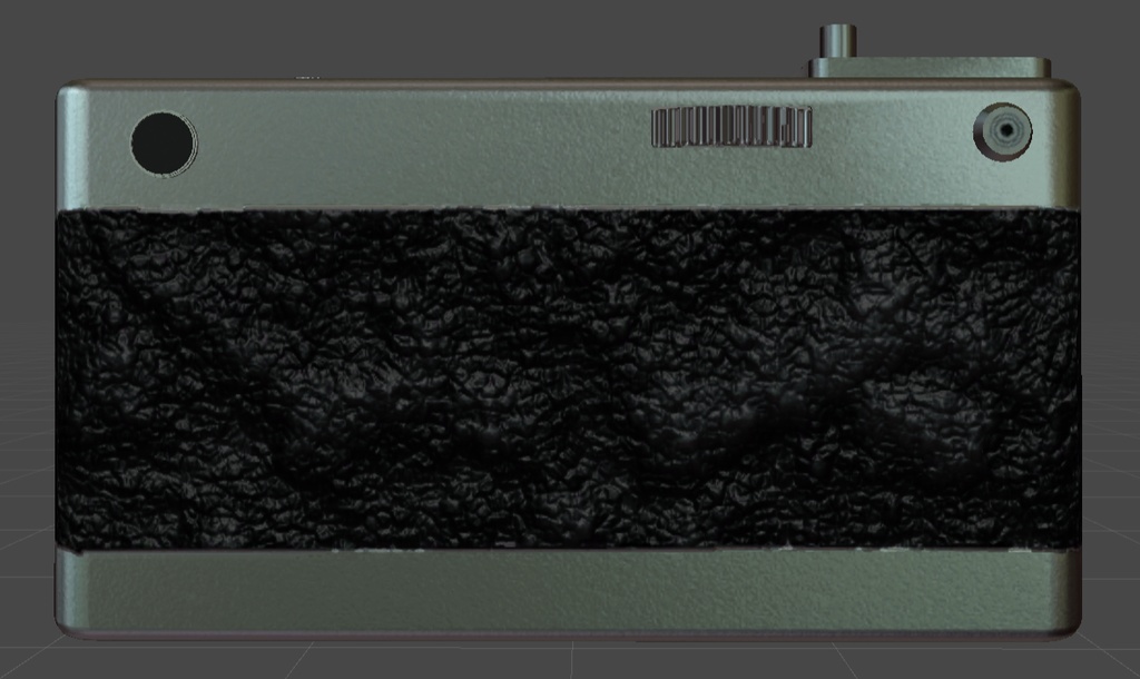 レンズが飛び出すクラシックカメラの3Ⅾモデル