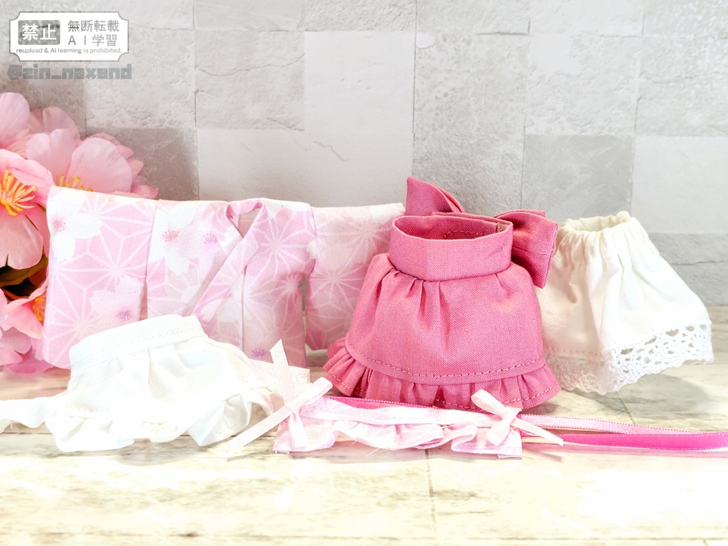 【即納】和服ロリータ(桜)