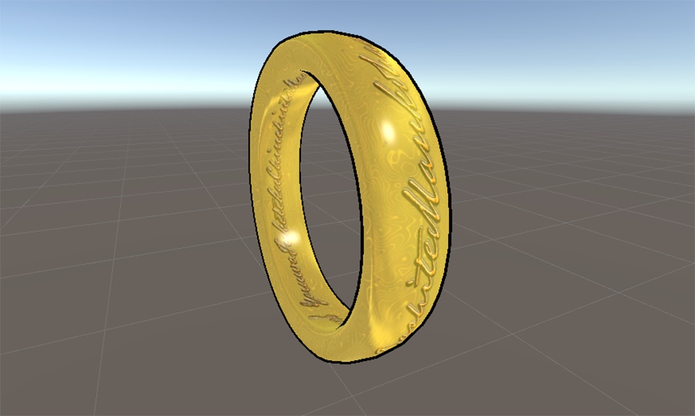 【VRC想定3Dモデル】指にはめるだけでものすごく強くなれそうな指輪