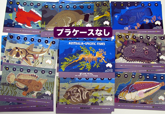 18オーストラリア固有魚カレンダー エコパック ぼくのすいぞくかんpixiv支店 Booth