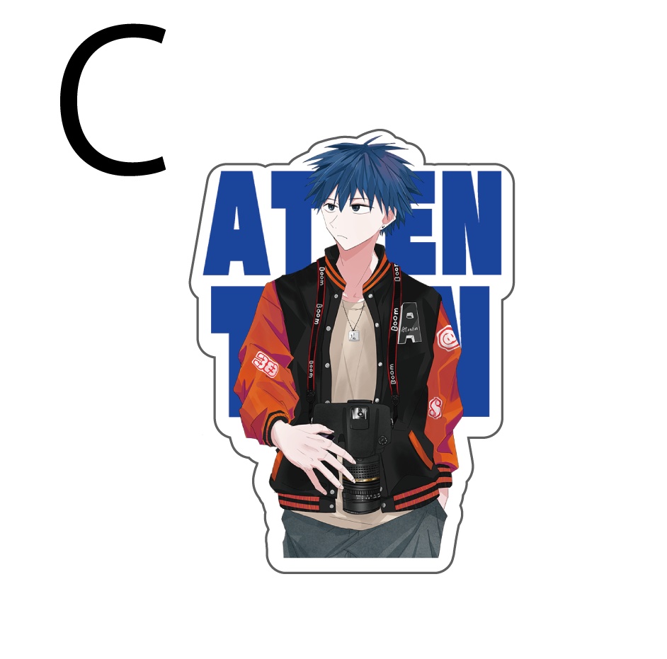 ステッカーC
