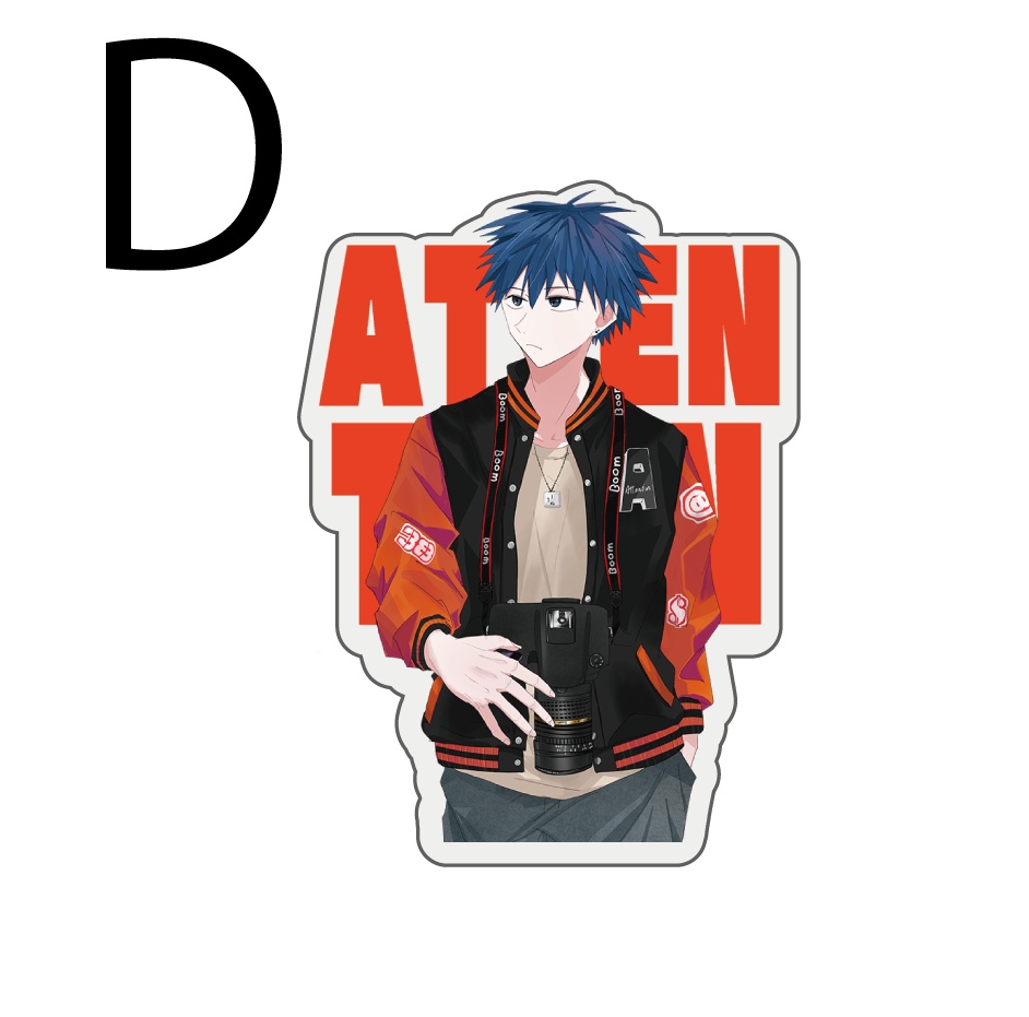 ステッカーD