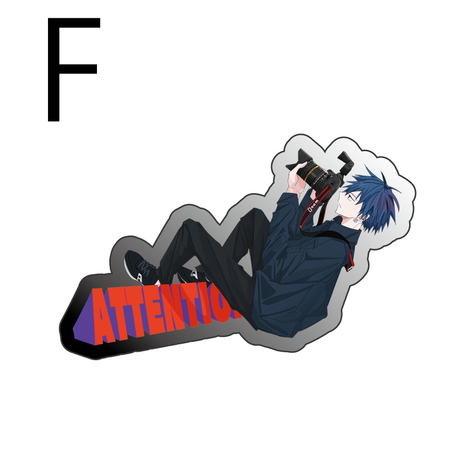ステッカーF